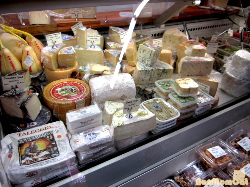 The Cheese Display at Salumeria Italiana